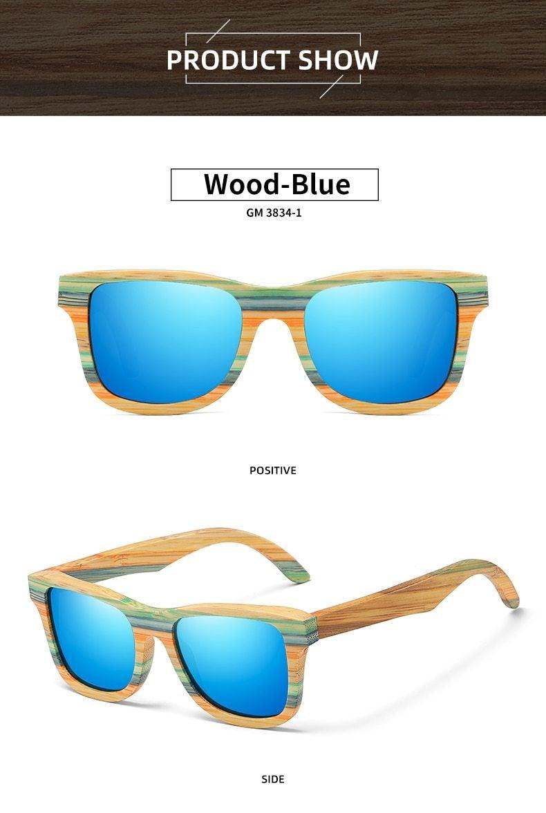 Polarized Wooden Sunglasses Retro Vintage Style Unisex