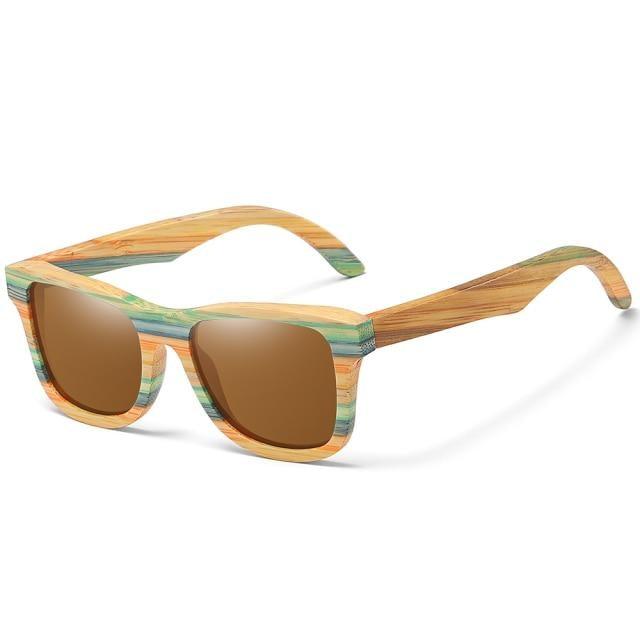 Polarized Wooden Sunglasses Retro Vintage Style Unisex