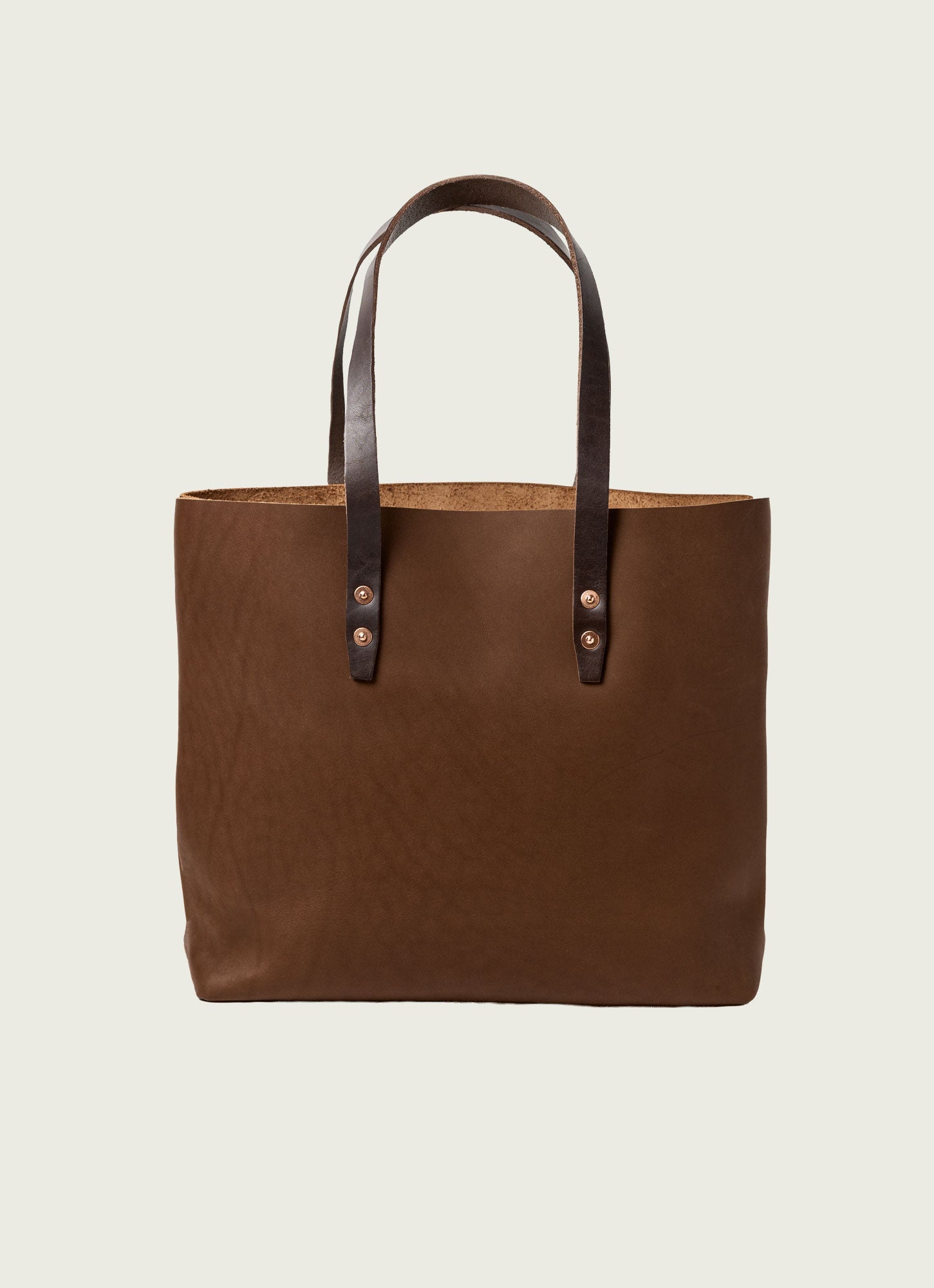 Vintage Leather Tote Bag in Tan, Chocolate, Black