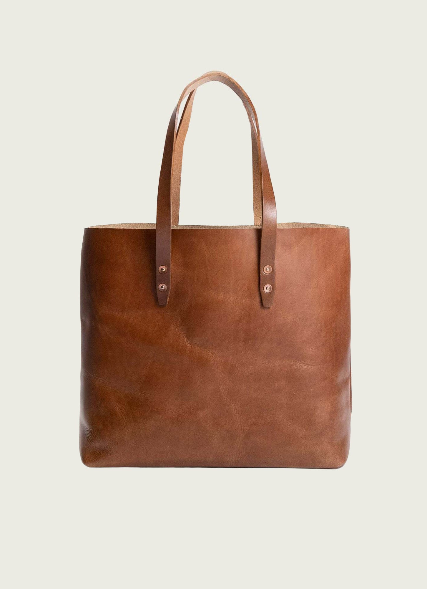 Vintage Leather Tote Bag in Tan, Chocolate, Black