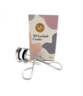 VIP 3D Eyelash Curler in silver and black, designed for professional lash lifting.