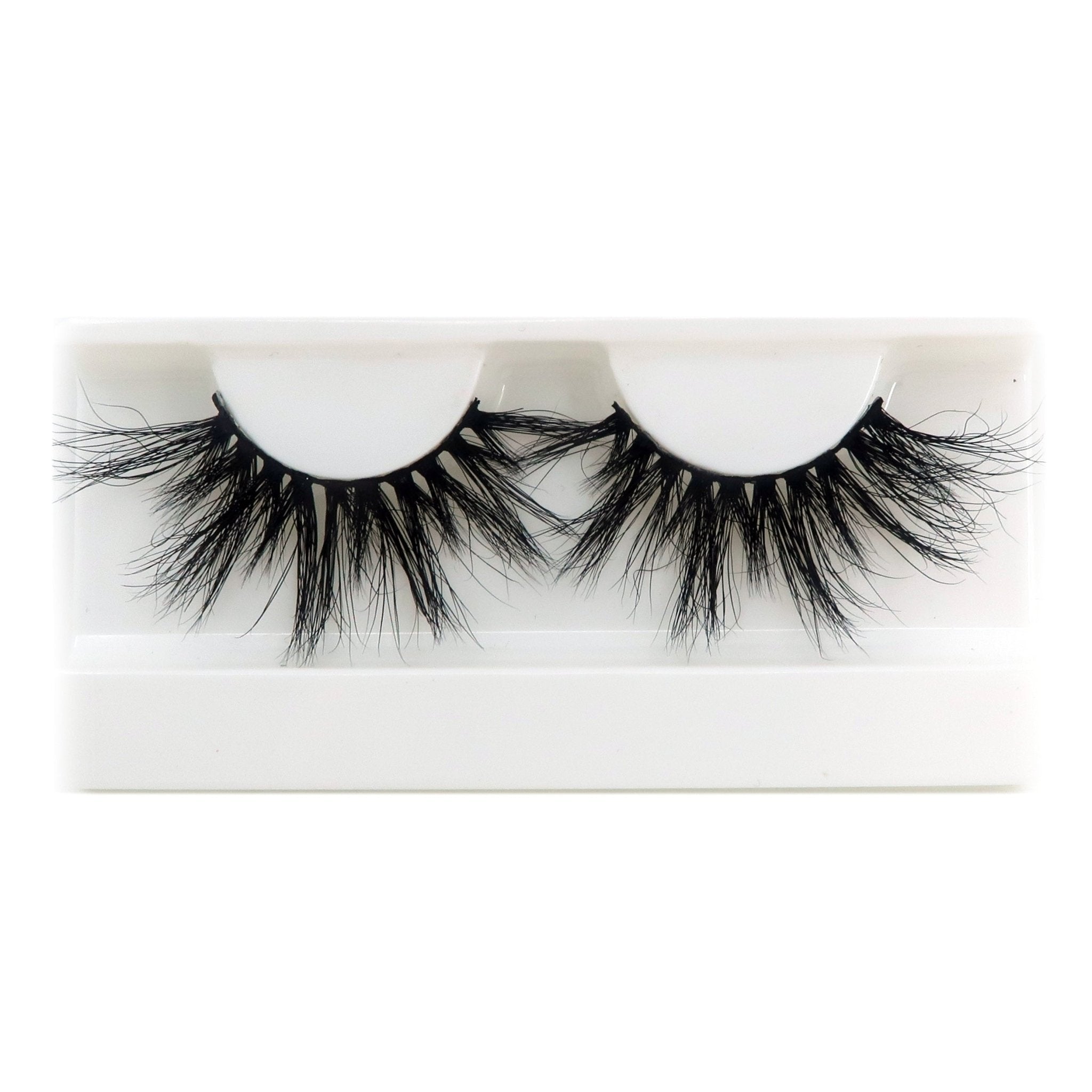 5D Mink Eyelashes 25mm Dramatic Volume Black False Lashes