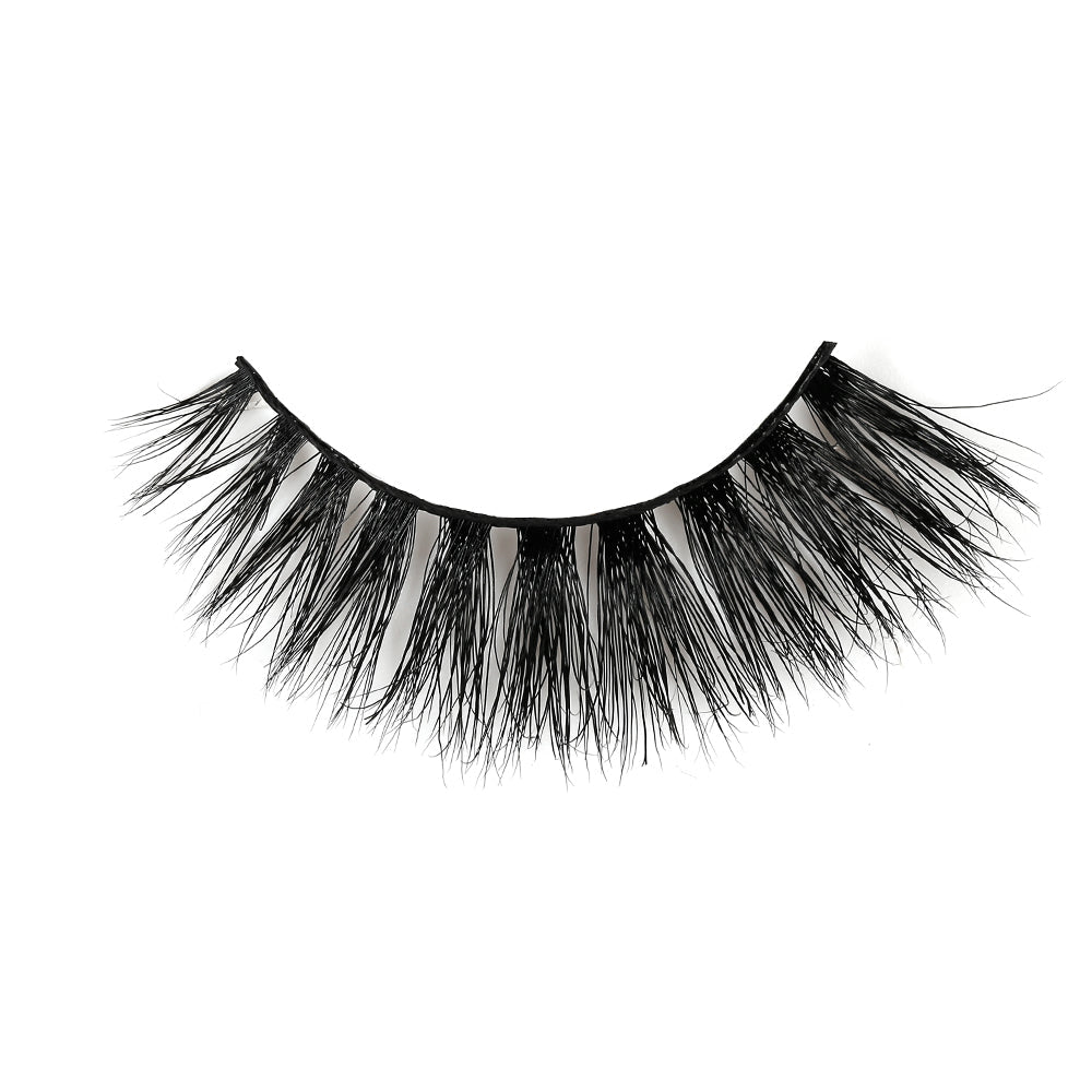 5D Mink Eyelashes 25mm Dramatic Volume Black False Lashes