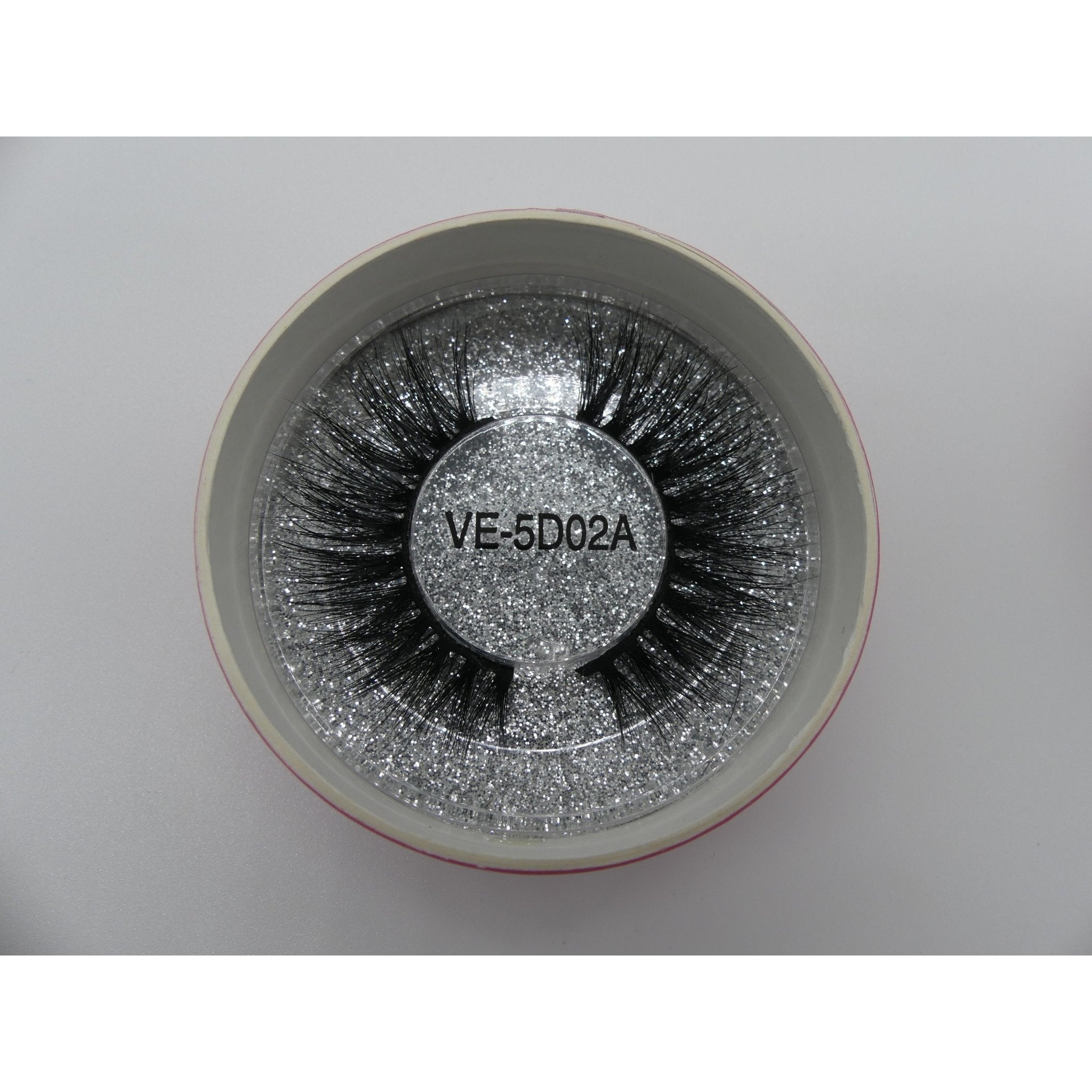 5D Mink Eyelashes 25mm Dramatic Volume Black False Lashes