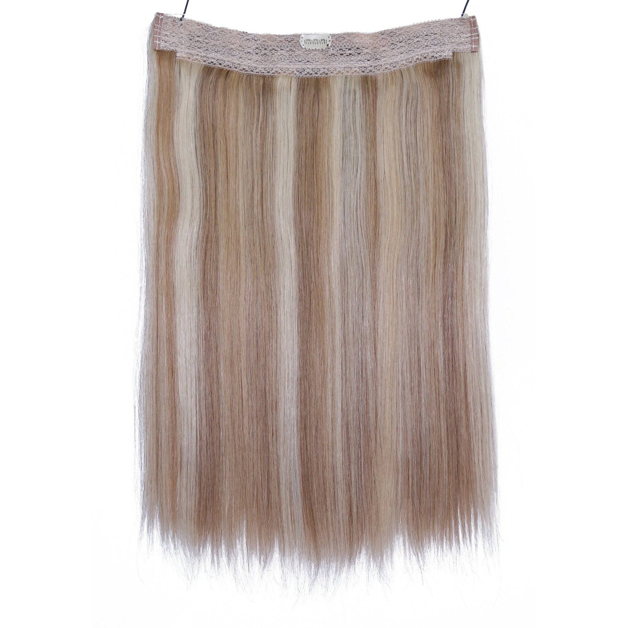 18" Silky Straight Halo Hair Extension with Clip