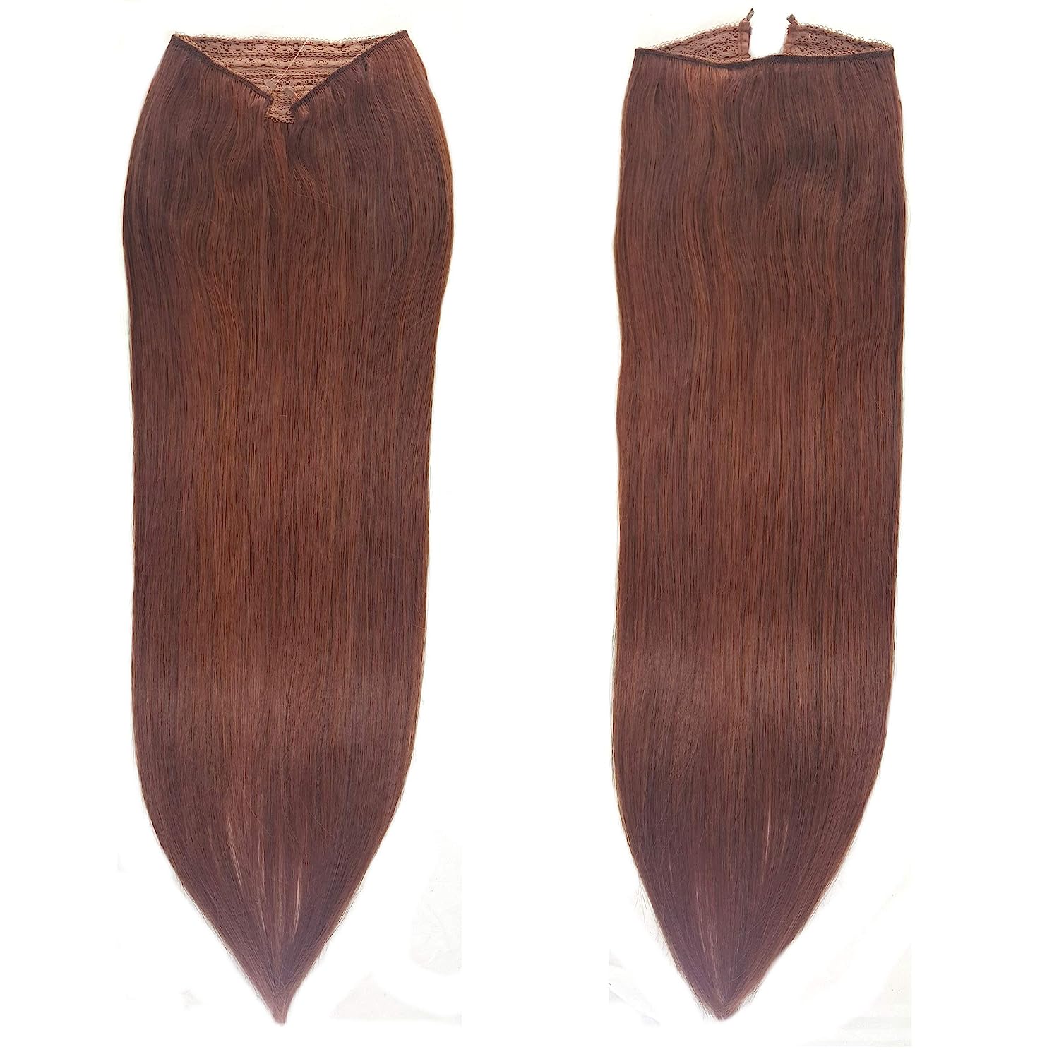 18" Silky Straight Halo Hair Extension with Clip