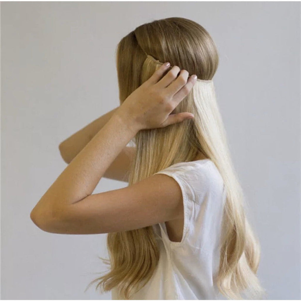 24" Halo Silky Straight Hair Extensions with Clip