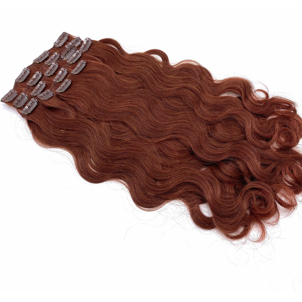 18" Body Wave Clip-In Hair Extensions - 100% Premium Human Hair