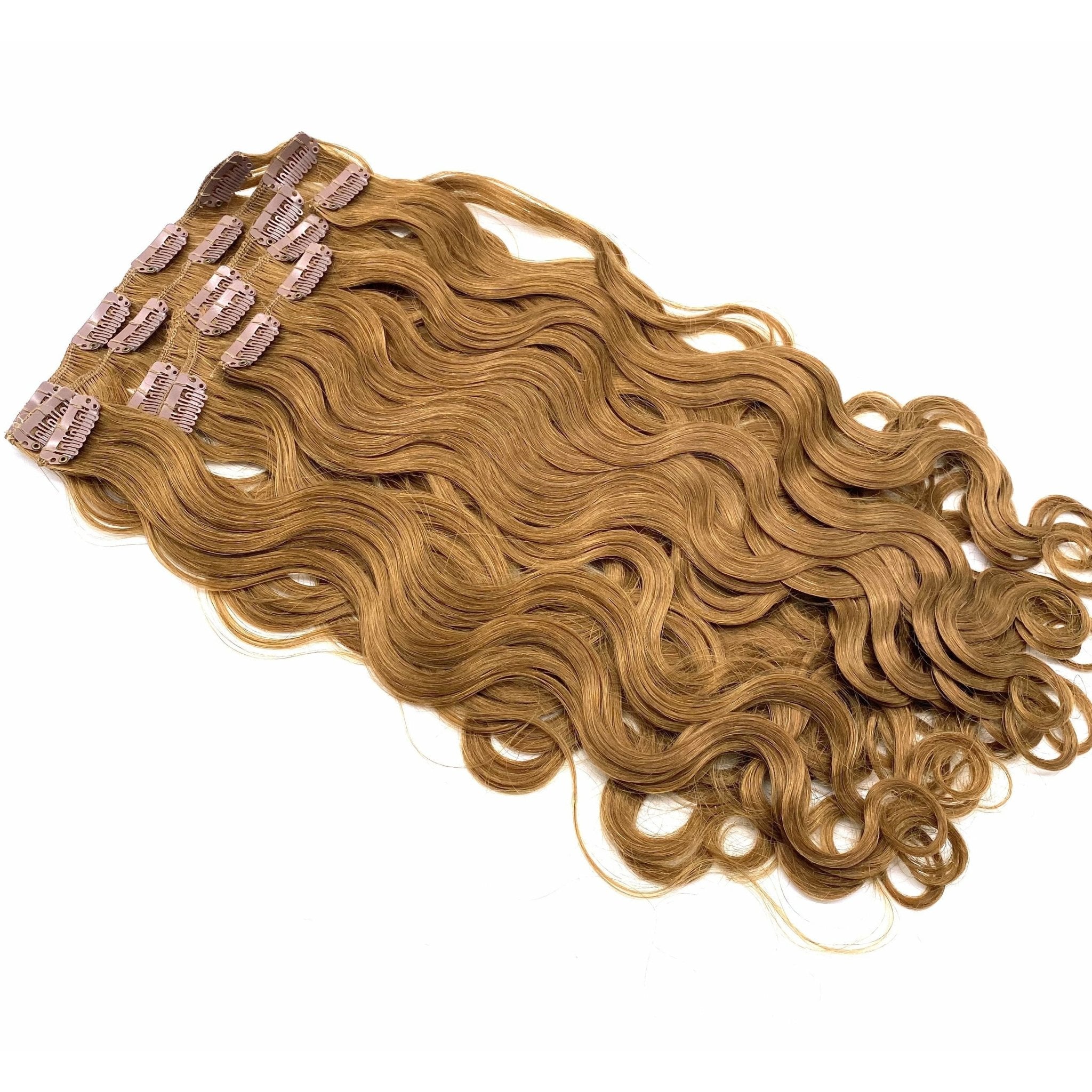 18" Body Wave Clip-In Hair Extensions - 100% Premium Human Hair