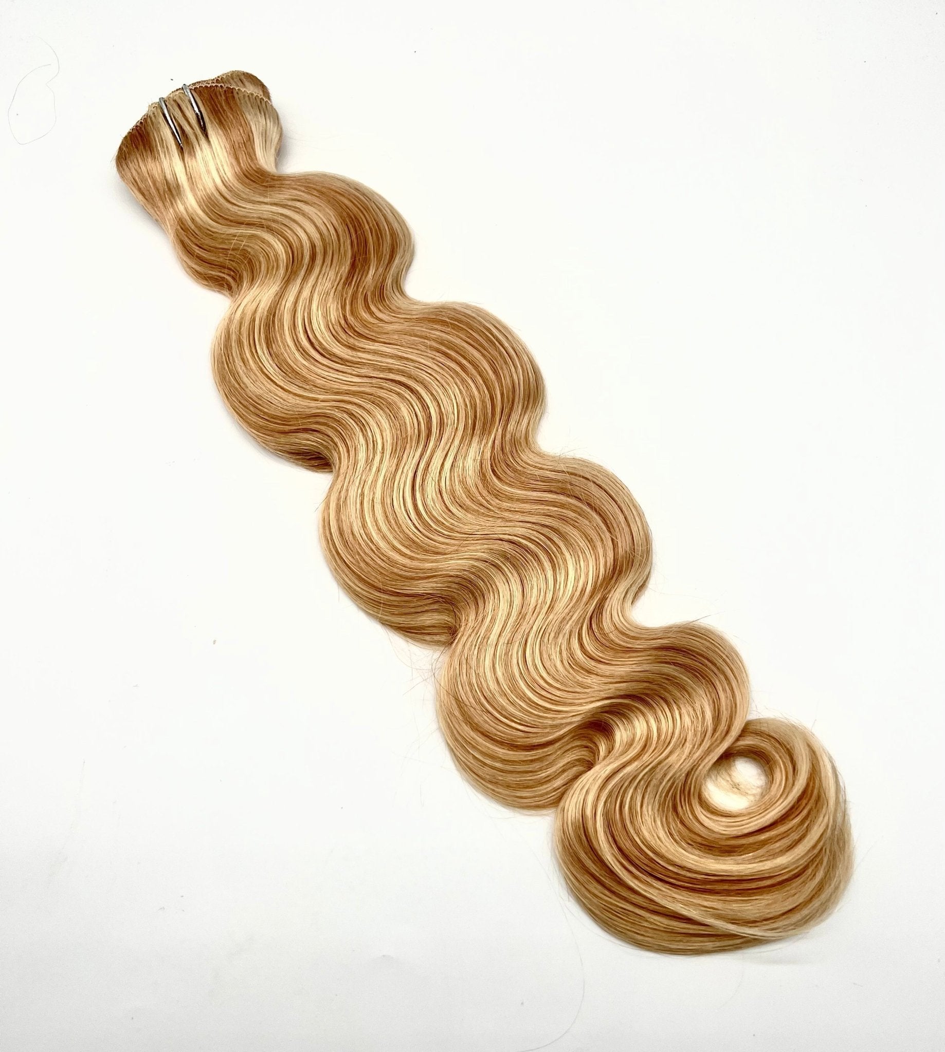24" Body Wave Clip-In Hair Extensions 170g Light Brown Blonde