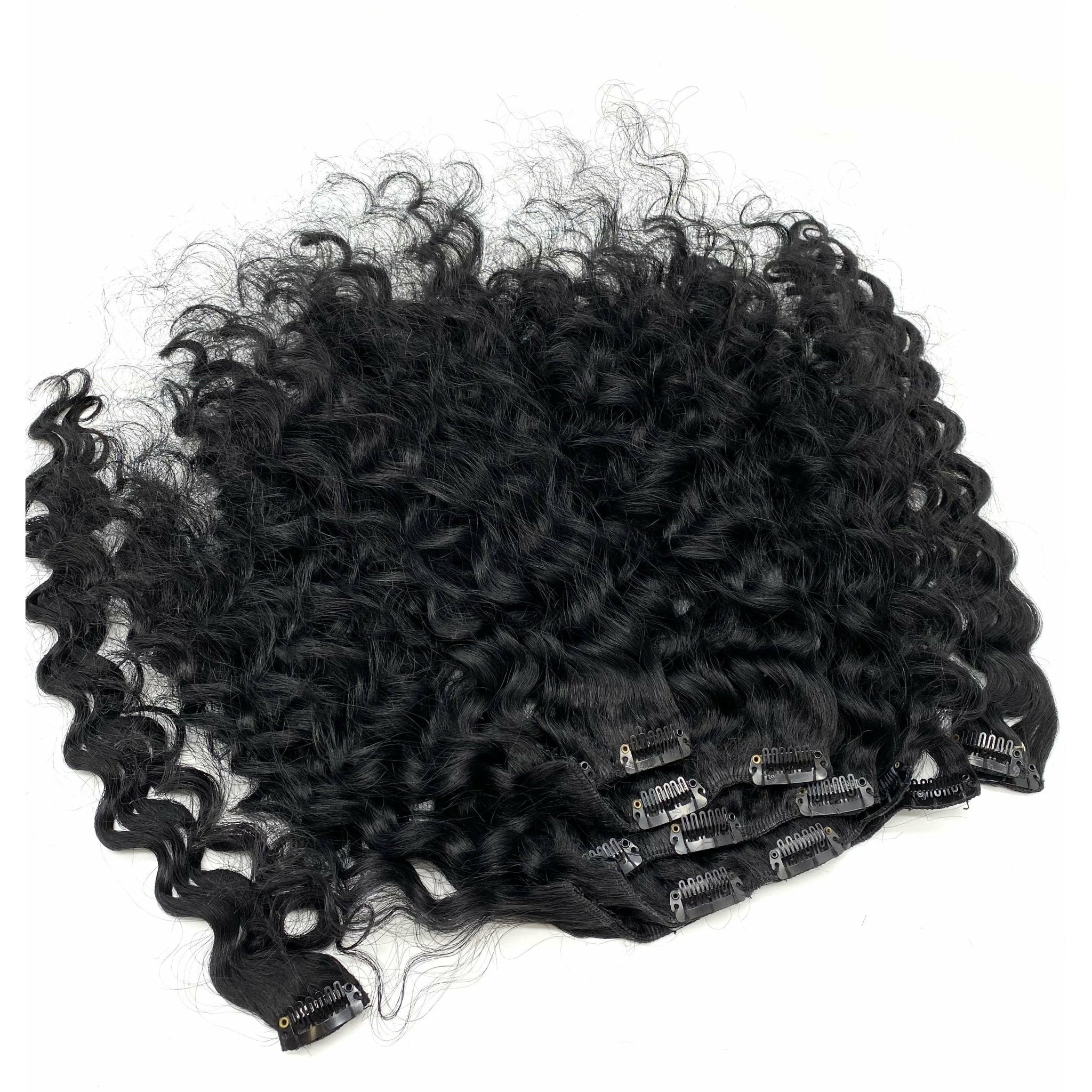 French Wave 18" Clip-In Hair Extensions - ClipeX System