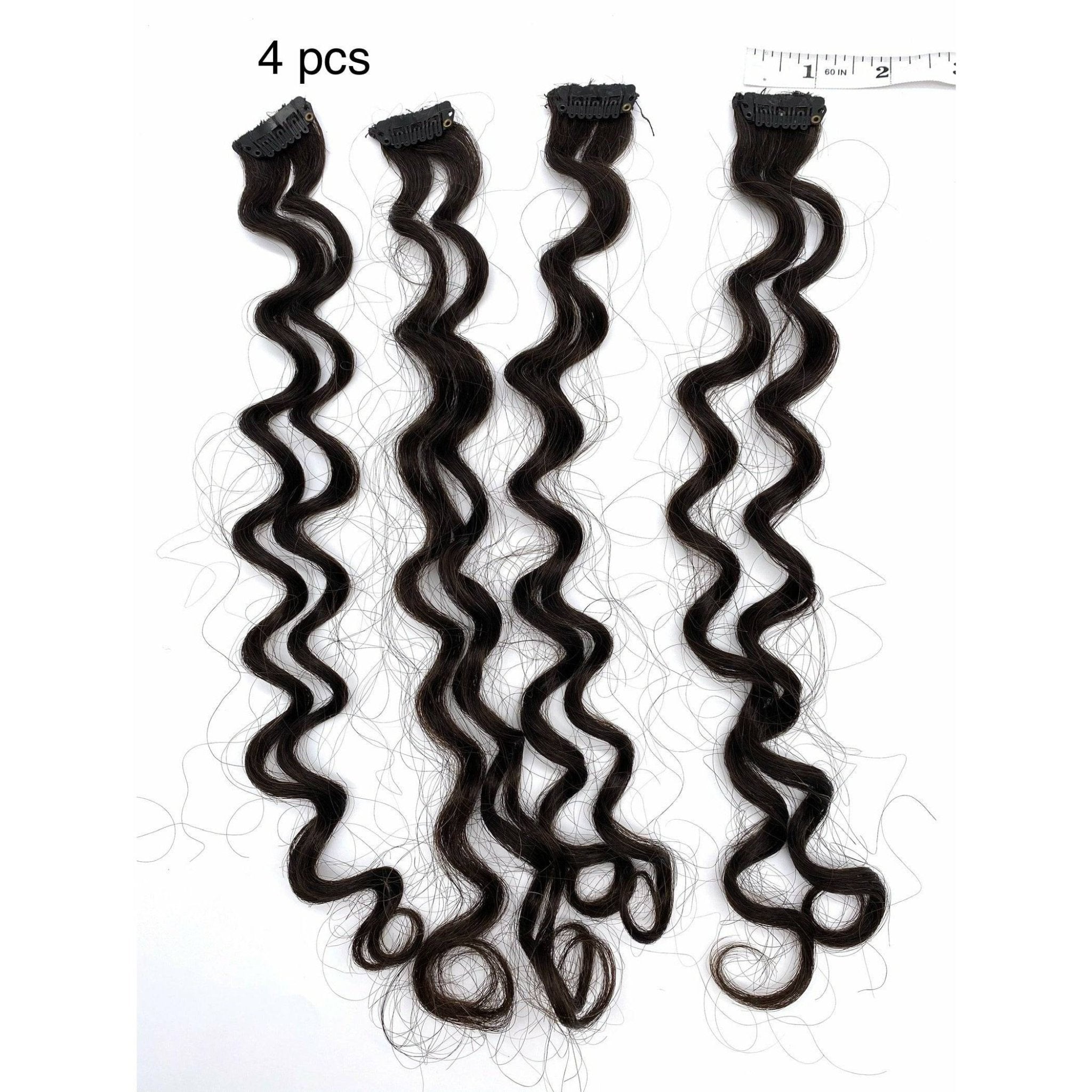 French Wave 18" Clip-In Hair Extensions - ClipeX System