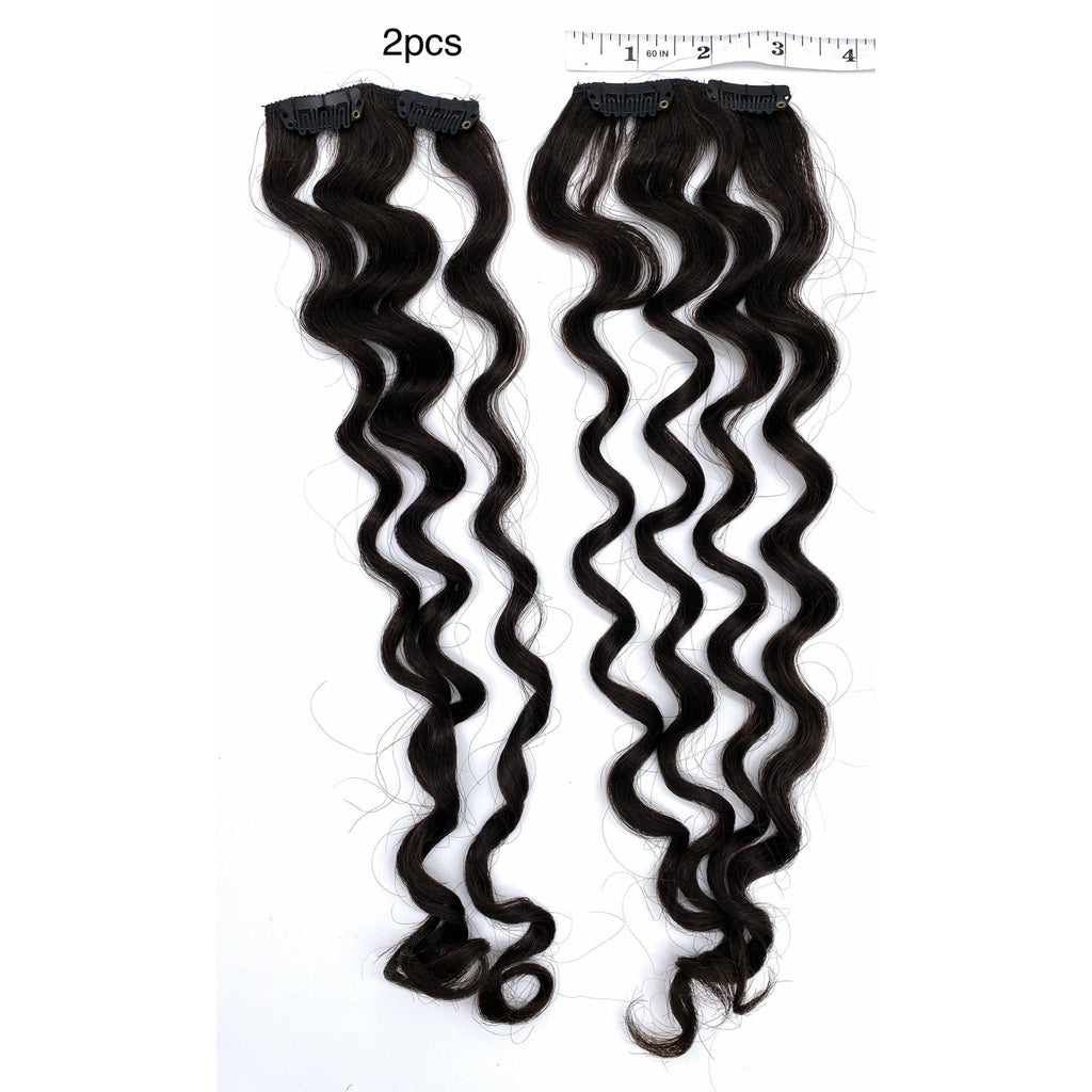 French Wave 18" Clip-In Hair Extensions - ClipeX System
