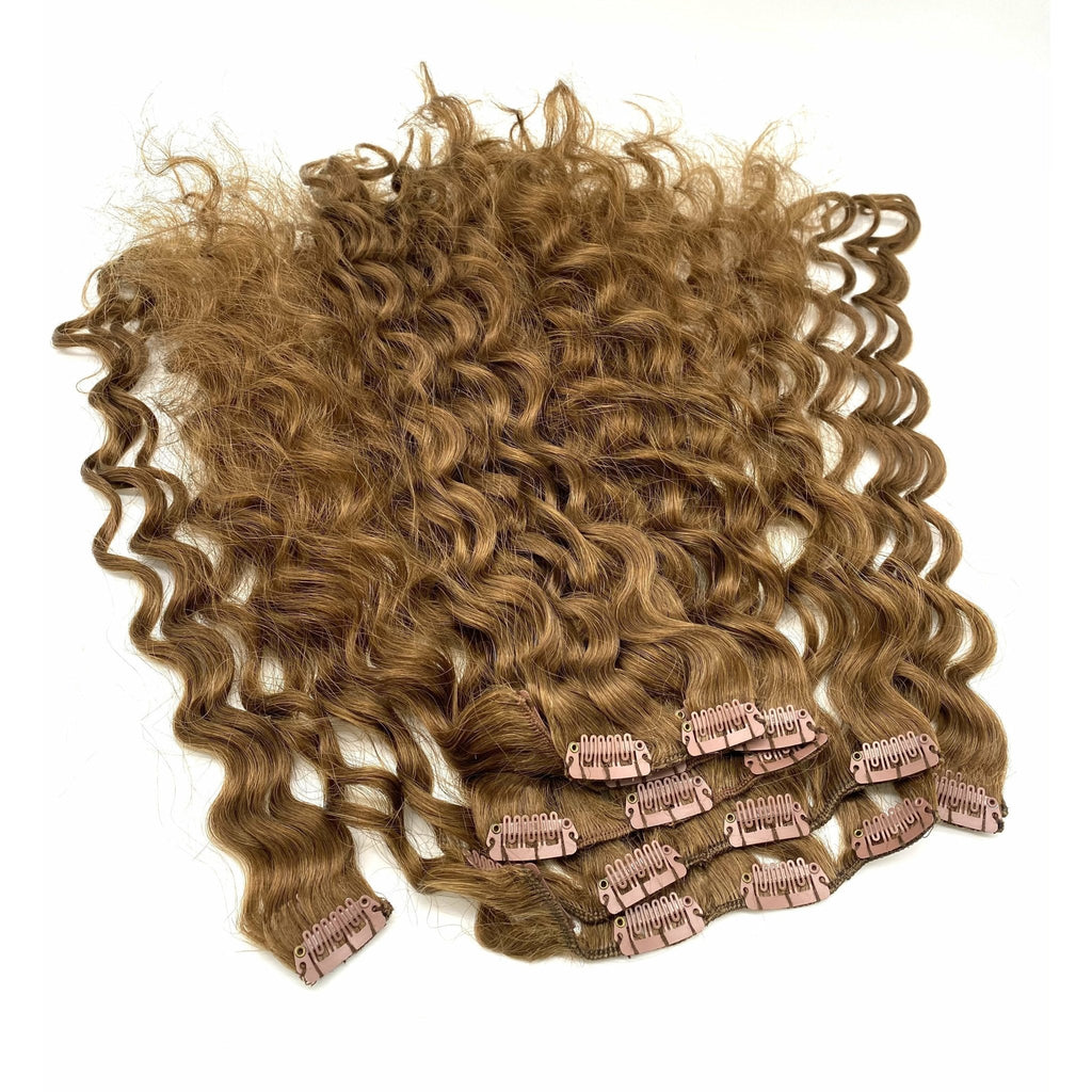 French Wave 18" Clip-In Hair Extensions - ClipeX System
