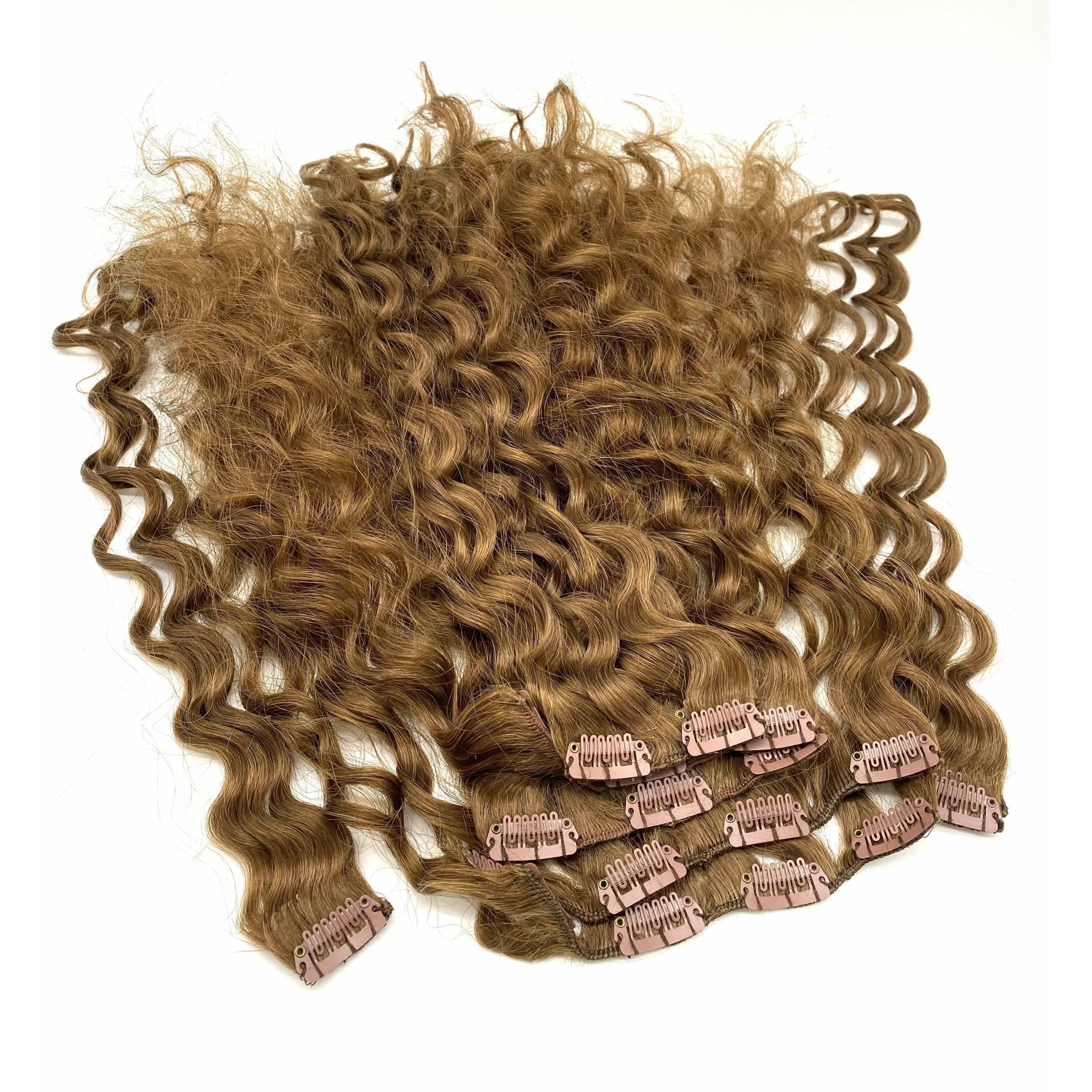 French Wave 18" Clip-In Hair Extensions - ClipeX System