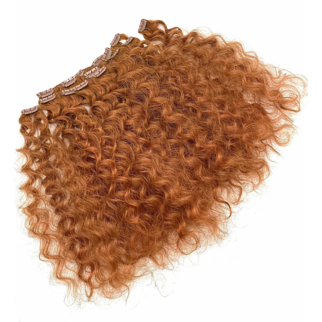 French Wave 18" Clip-In Hair Extensions - ClipeX System