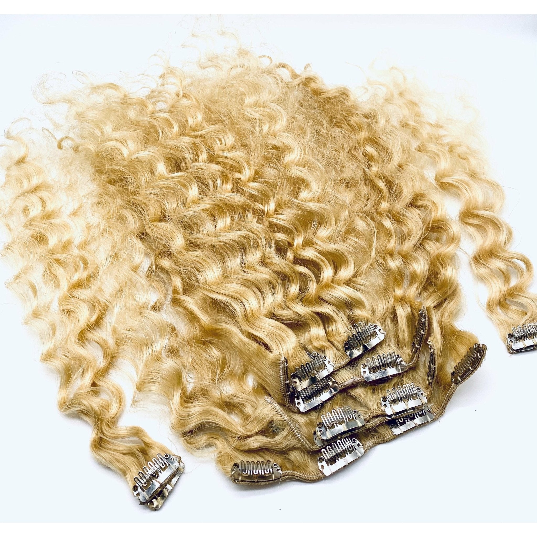 French Wave 18" Clip-In Hair Extensions - ClipeX System