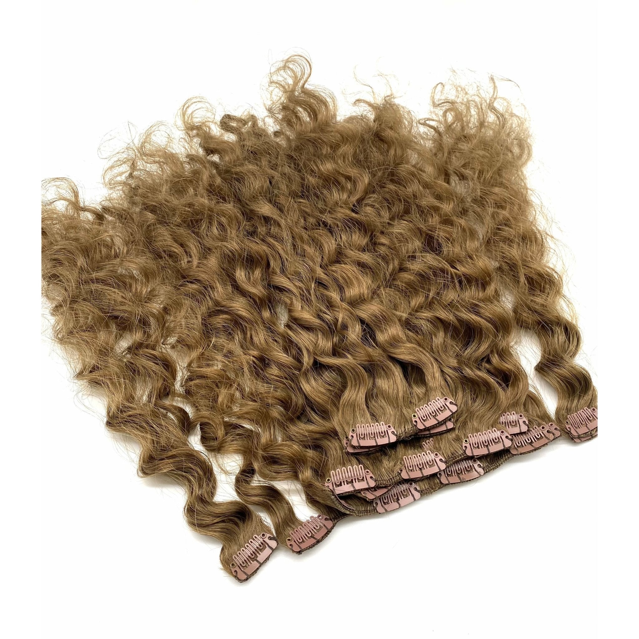 French Wave 18" Clip-In Hair Extensions - ClipeX System