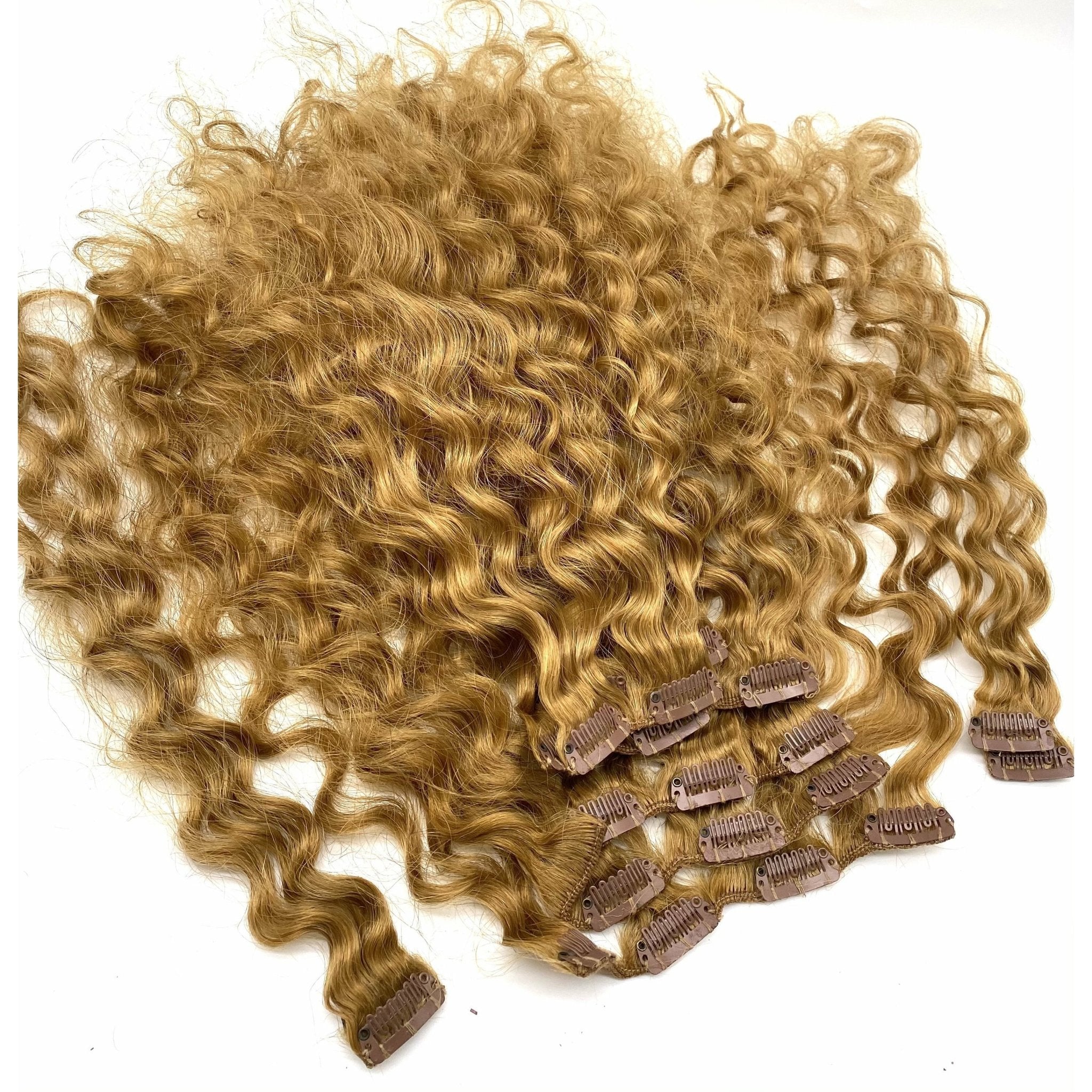 French Wave 18" Clip-In Hair Extensions - ClipeX System