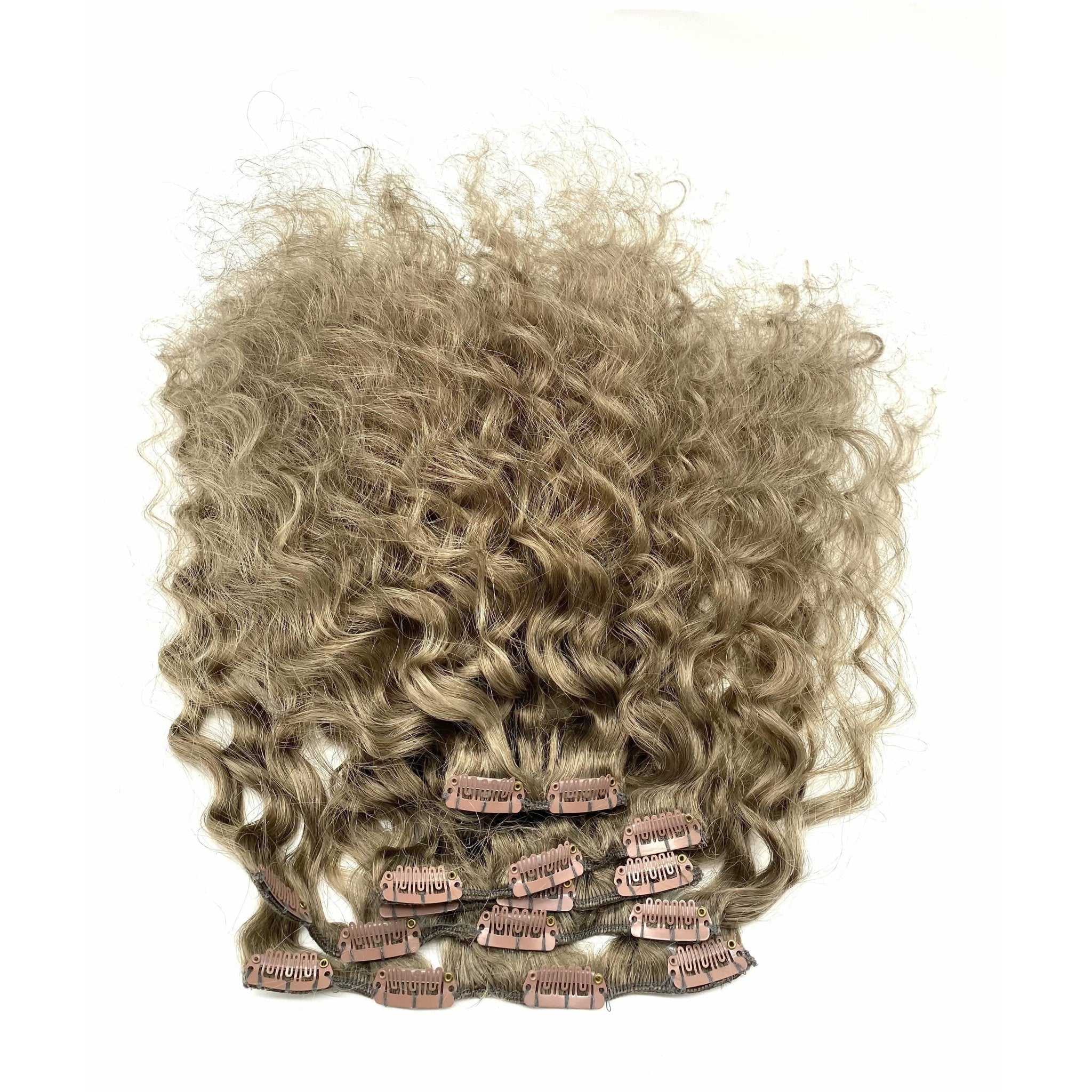French Wave 18" Clip-In Hair Extensions - ClipeX System