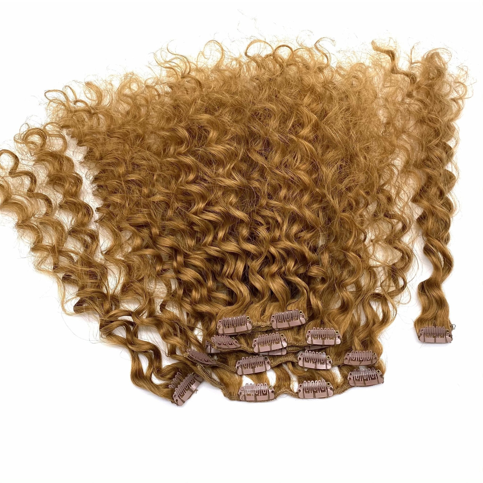 French Wave 18" Clip-In Hair Extensions - ClipeX System