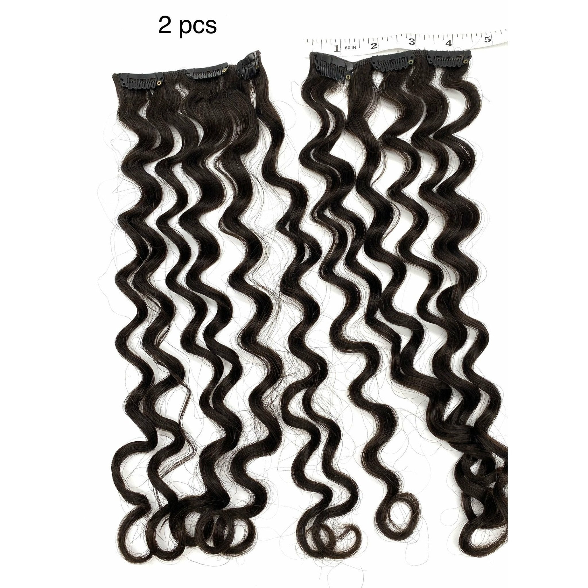French Wave 18" Clip-In Hair Extensions - ClipeX System