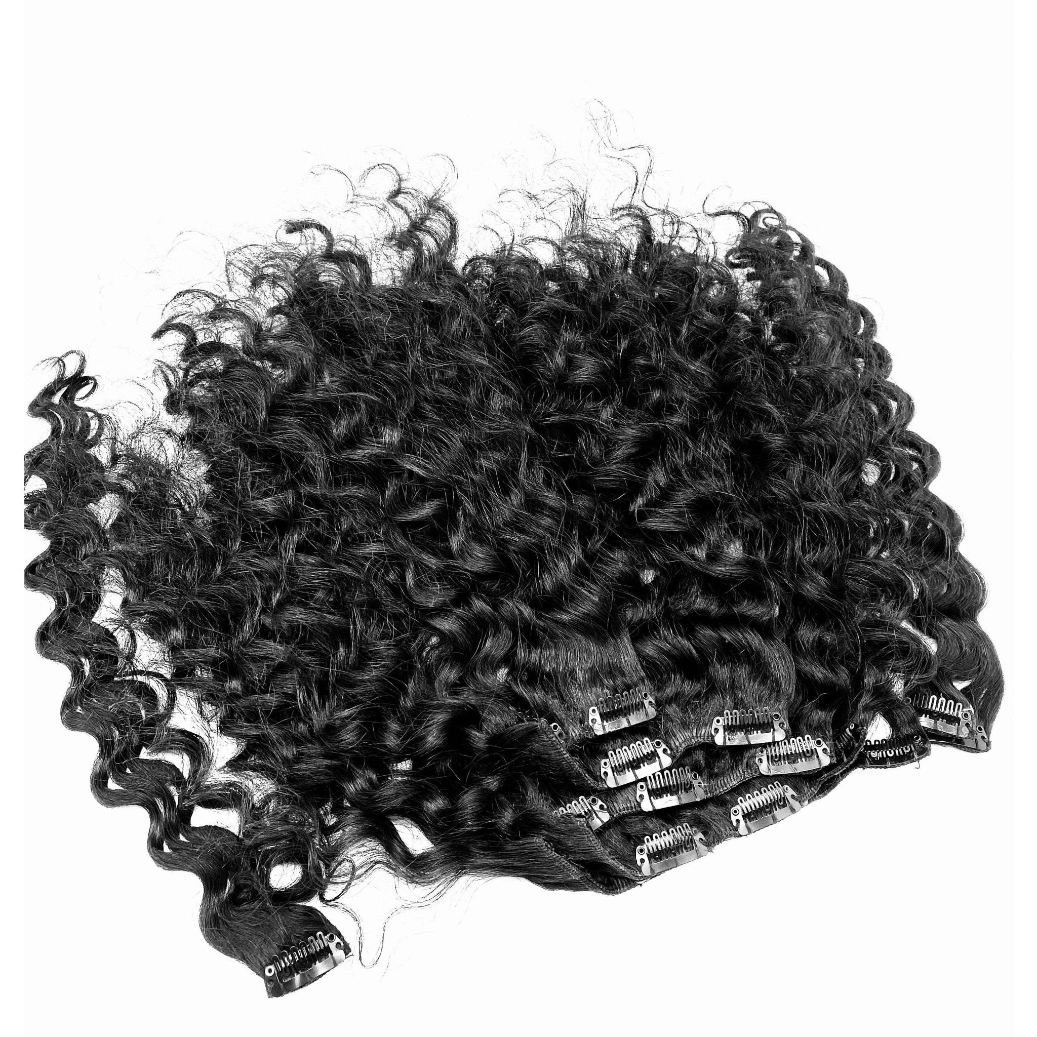 French Wave 18" Clip-In Hair Extensions - ClipeX System