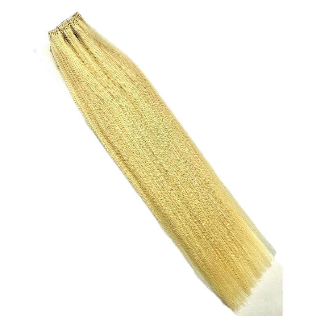 Silky Straight Clip-In Human Hair Extensions 18 inch 140g Set