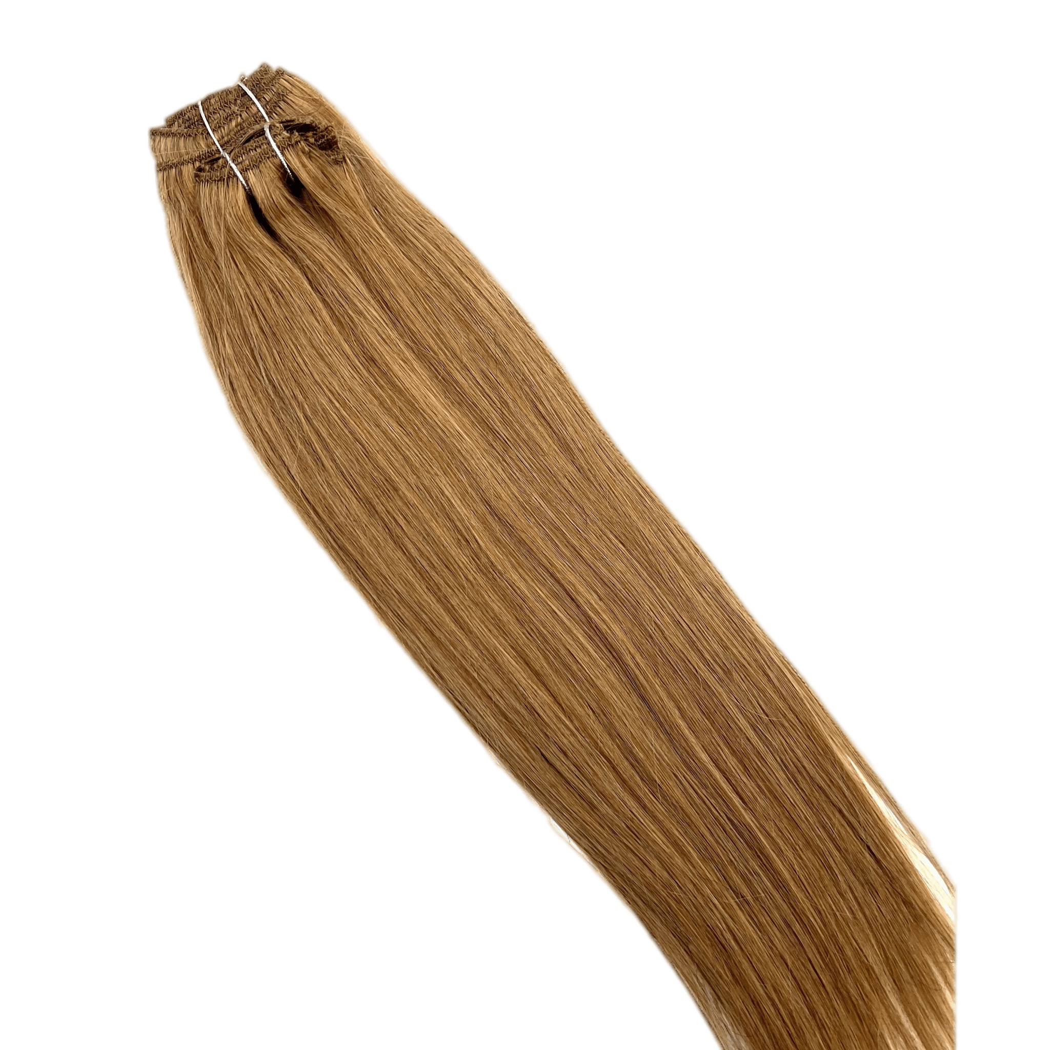 Silky Straight Clip-In Human Hair Extensions 18 inch 140g Set
