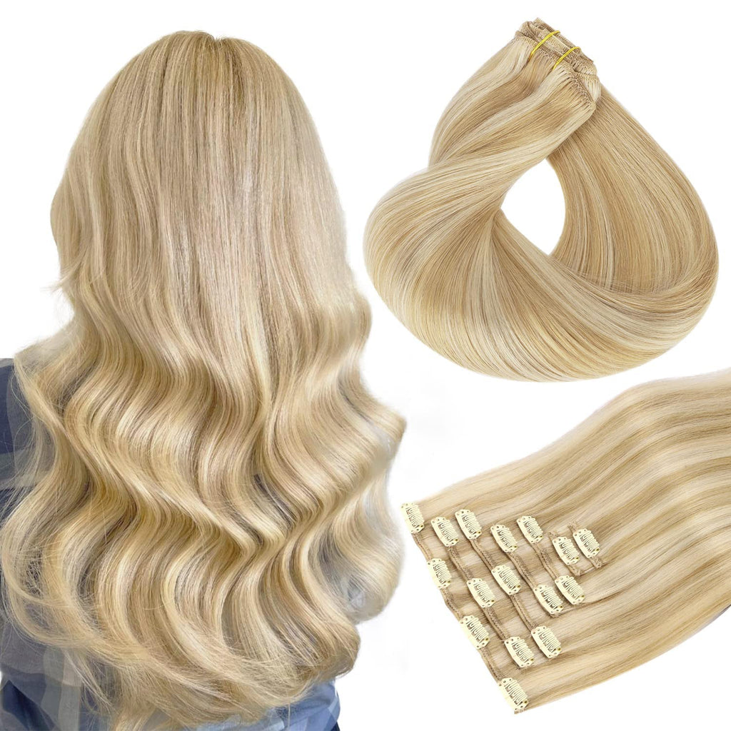 24" Silky Straight Clip-In Hair Extensions - 170g Full Head Set