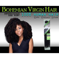 VIP Collection Bohemian Virgin Human Hair in natural black