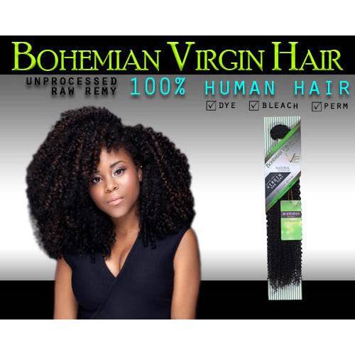 VIP Collection Bohemian Virgin Human Hair in natural black