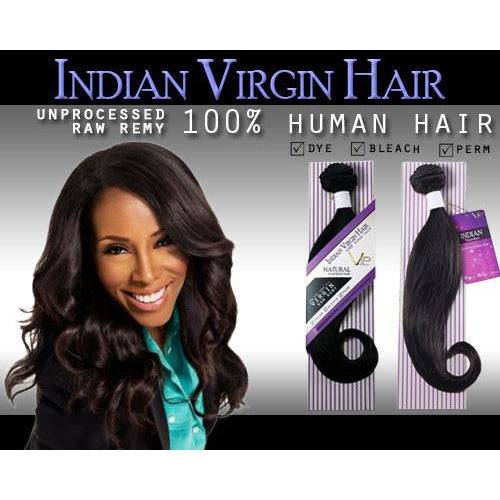 High-quality natural black Indian virgin raw human hair from the VIP Collection.