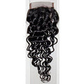 16-inch 4x4 free-part Malaysian Virgin Remy hair closure in natural black