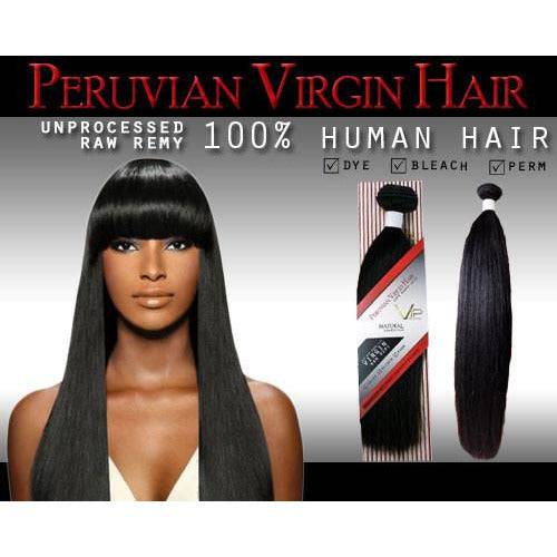 VIP Collection Peruvian Virgin Hair bundles in natural raven black color