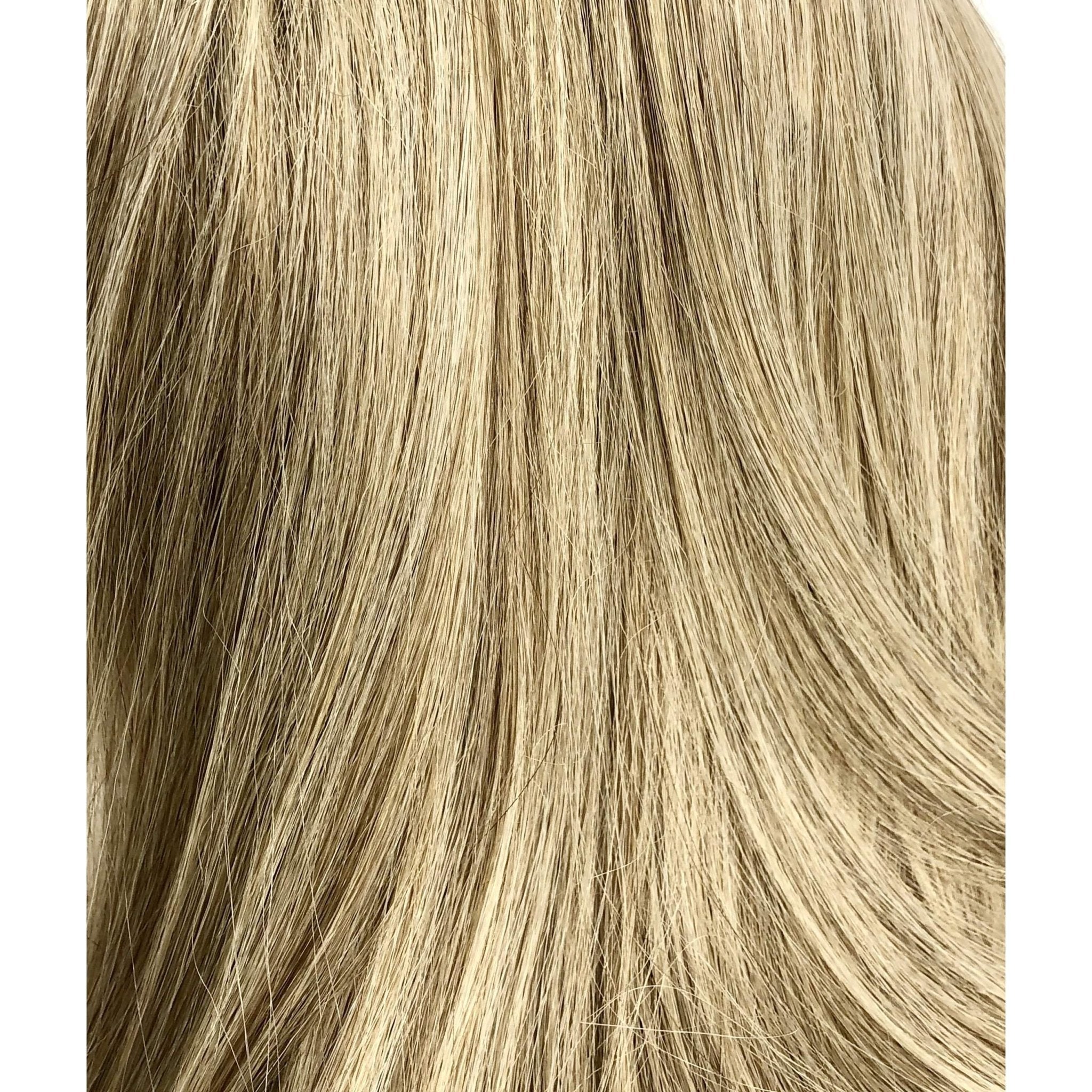 Synthetic Clip-In Hair Extensions in Garnet - Straight Style