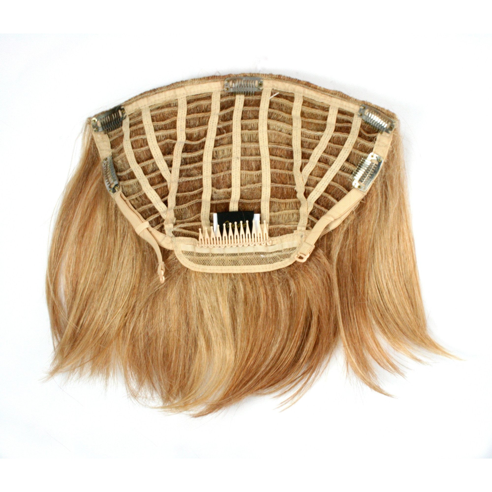 8 Inch Synthetic Clip-In Hair Extensions Topaz Blonde Gold