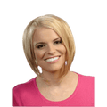 8-inch Topaz blonde and gold synthetic clip-in hair extensions for women.