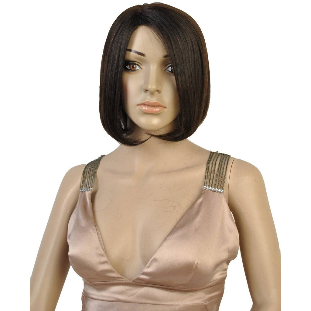 Majestic Style Full Lace Virgin Remy Human Hair Wig in Natural Black