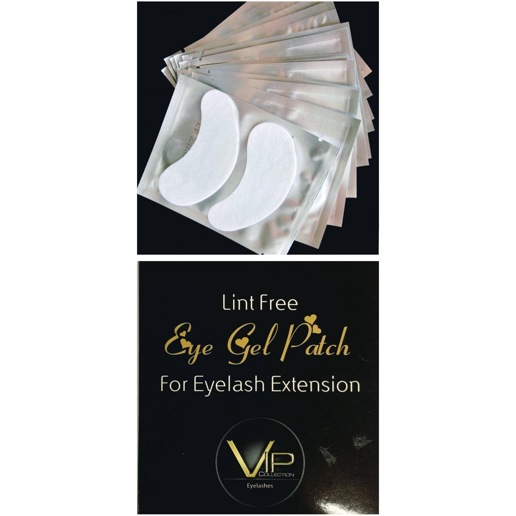 VIP Collection white and silver hydrogel eye patches for professional lash extensions