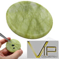 Professional jade stone palette for eyelash extension adhesive application