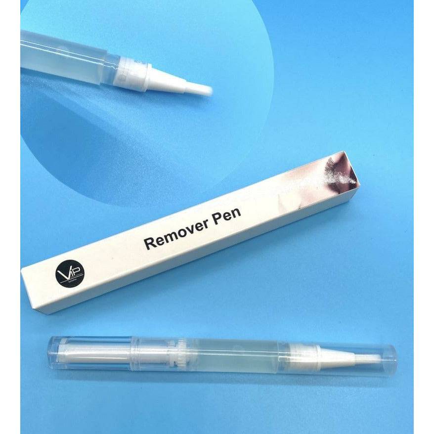 VIP Eyelash Gel Remover Pen, 5 mL applicator tool for professional lash extension removal
