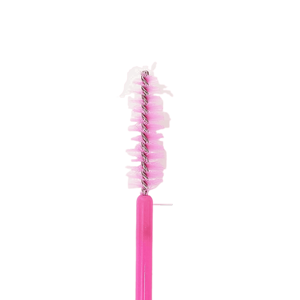 Pink Disposable Mascara Wands for Eyelash Extensions, 100 Pack