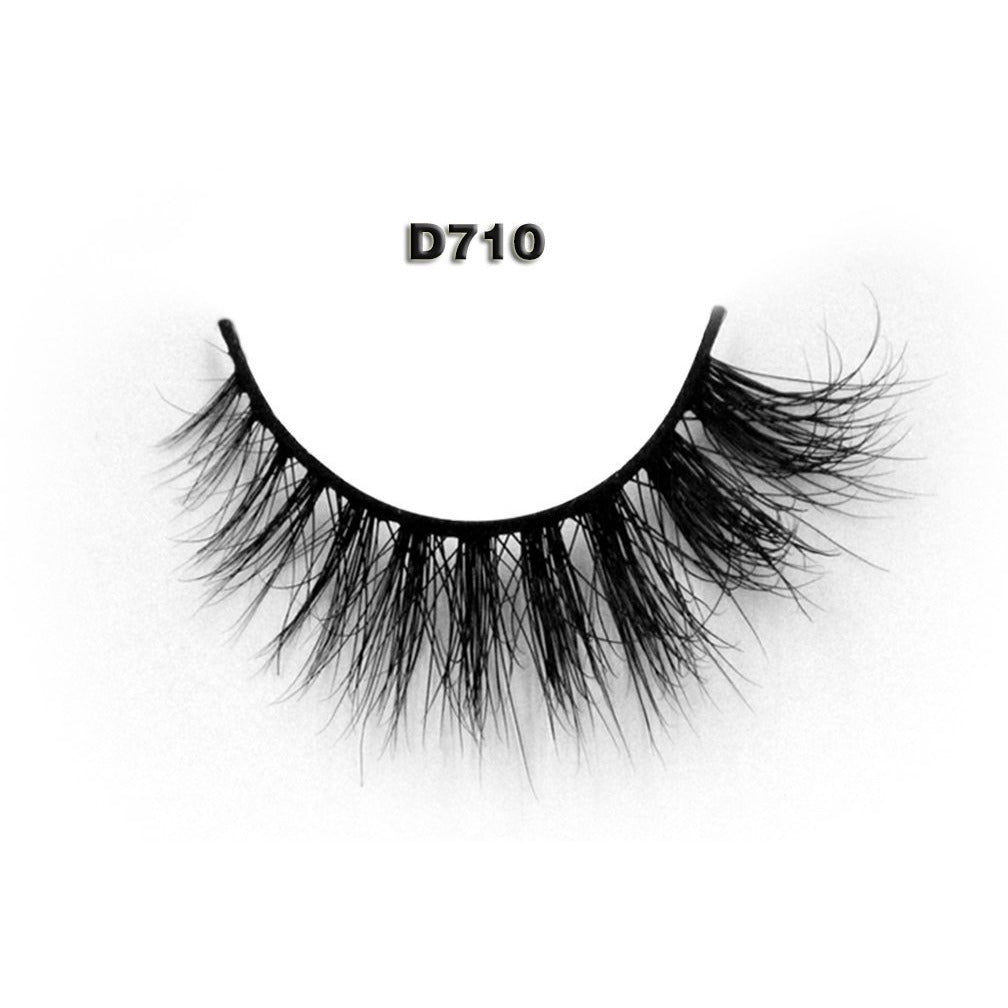 3D Real Mink Fur False Eyelashes for Natural Dramatic Eye Volume