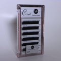 VIP Natural Lash C Curl extensions in black, 6-line tray.