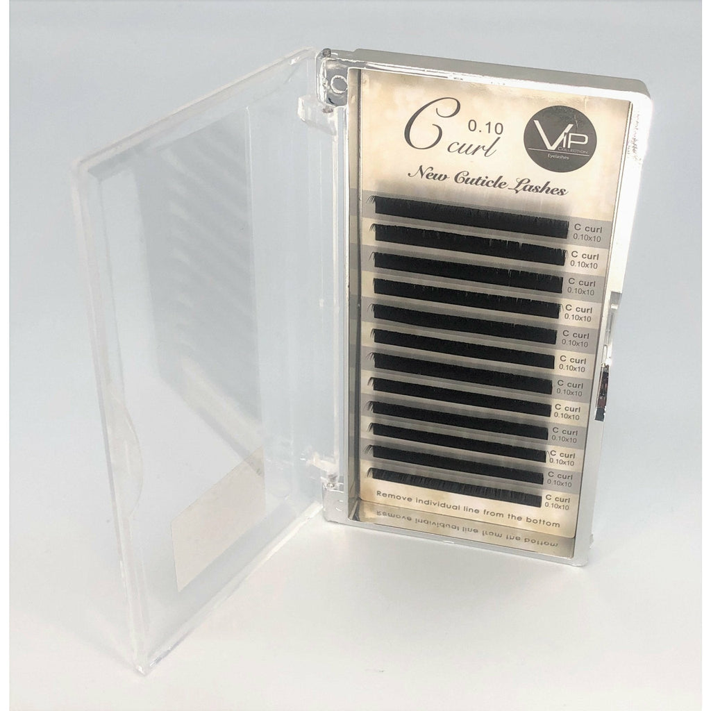 VIP Collection New Cuticle Lash Extension 12 Lines Black