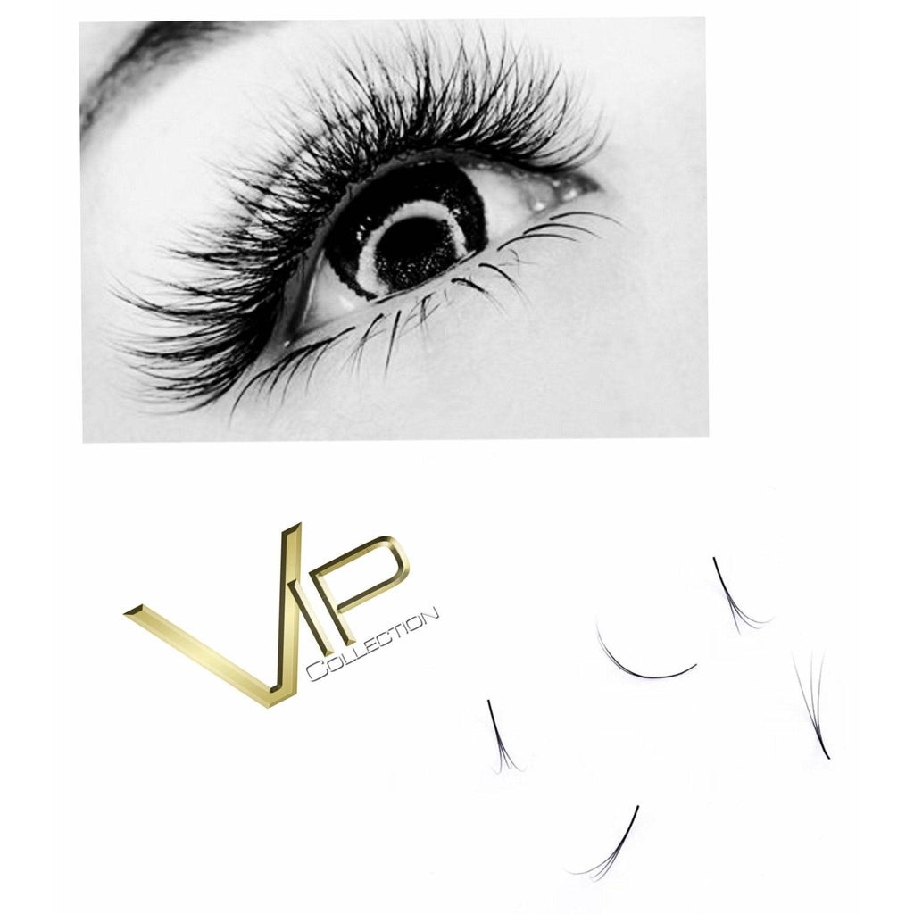 6D Pre Fanned Lash Extensions C Curl 0.07mm Volume Lashes Black