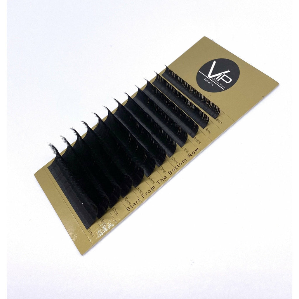 Faux Mink Lash Extensions 12 Lines CC Curl Mix 0.15mm Tray
