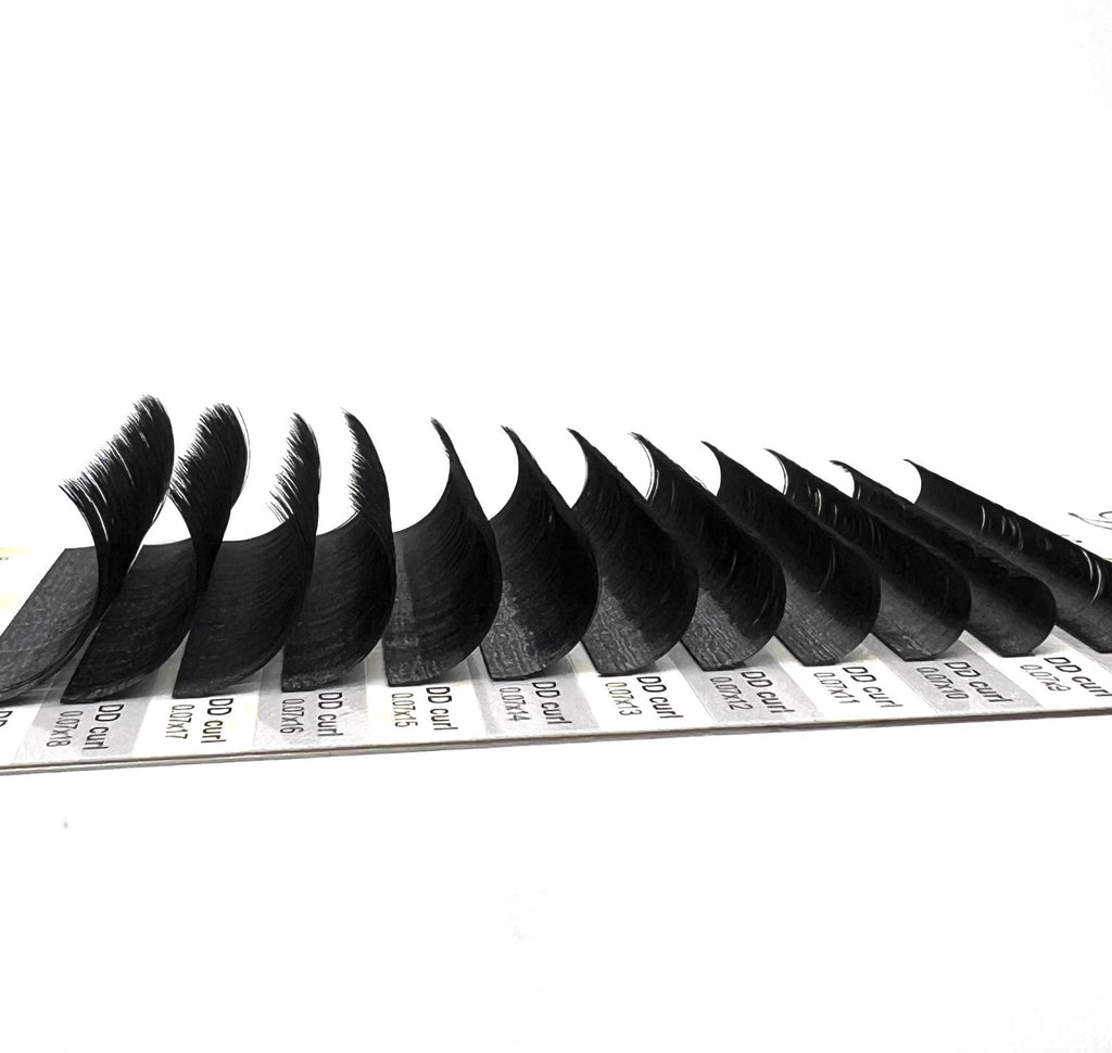 Faux Mink Lash Extensions DD Curl Mix 0.07mm - 12 Lines