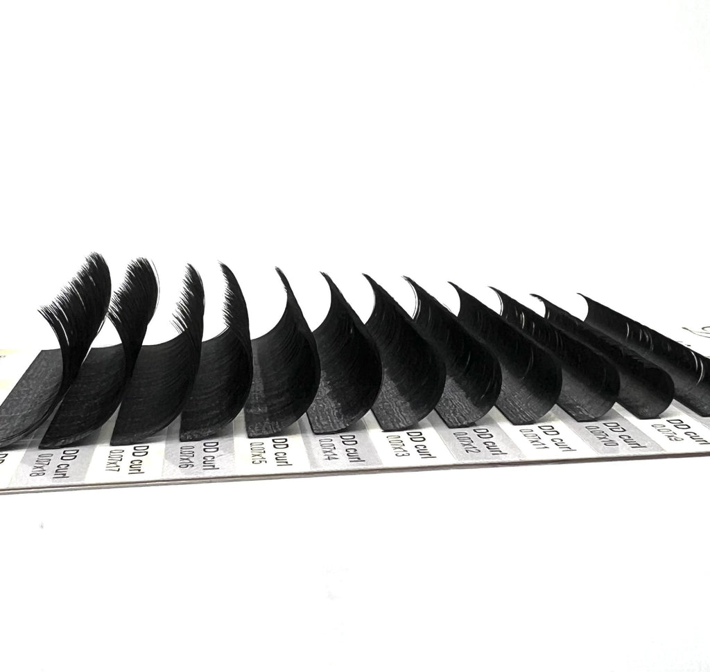 Faux Mink Lash Extensions DD Curl Mix 0.07mm - 12 Lines
